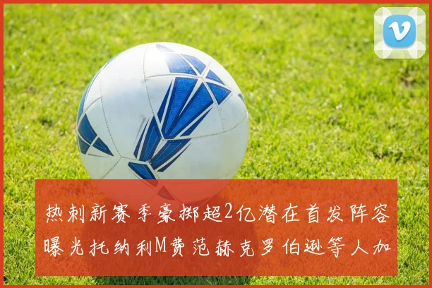 热刺新赛季豪掷超2亿潜在首发阵容曝光托纳利M费范赫克罗伯逊等人加盟